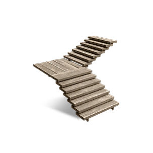 Left Wood Stairs 10 - Facilities in Once Human