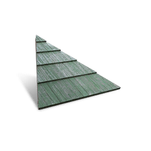 Half-Height Wood Tri Roof