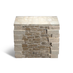 Half-Width Stone Foundation
