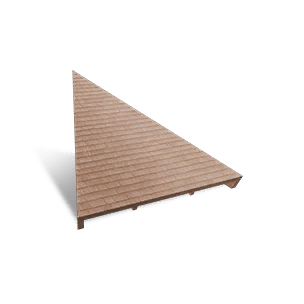 Half-Height Stone Tri Roof