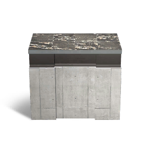 Half-Width Marble Foundation