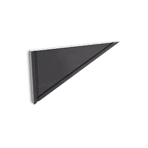 Half-Height Concrete Inv Right-sloping Wall