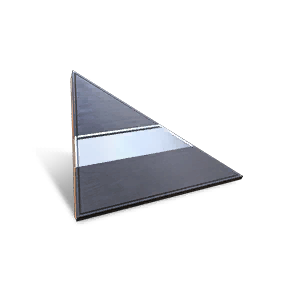 Half-Height Concrete Tri Roof