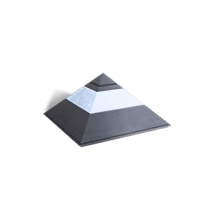 Half-Height Concrete Rectangular Pyramid Roof