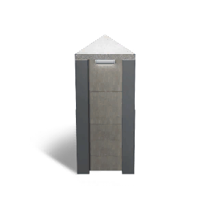 Small Cement Tri Foundation