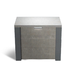 Half-Width Cement Foundation