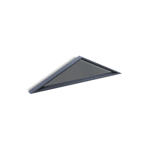 Half-Height Steel Glass Gable