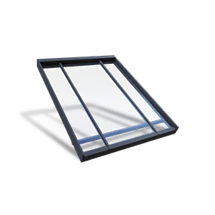 Half-Height Glass Pitched Roof