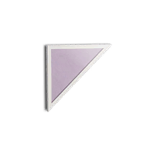 Small Cement Inv Right-sloping Wall - Misty Purple
