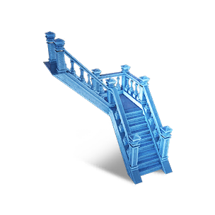 Luminous Right Side Corner Stairs