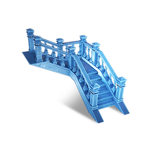 Luminous Right 1/2 Height Corner Stairs