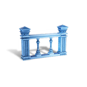 Luminous 1/2 Length Straight Parapet