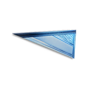 Luminous 1/2 Height Inv Left-sloping Wall