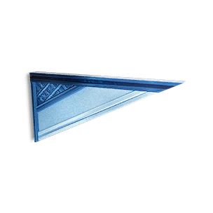 Luminous 1/2 Height Inv Right-sloping Wall