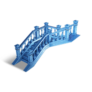 Luminous Left 1/2 Height Corner Stairs