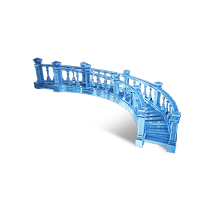 Luminous Left 1/2 Height Spiral Staircase