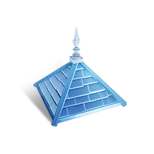 Luminous 1/2 Height Square Pyramid Roof Ⅰ