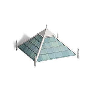 1/2 Height Springtime Square Pyramid Roof