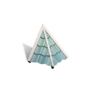 Small Springtime Pitched Roof Corner