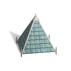 Springtime Rectangular Pyramid Roof