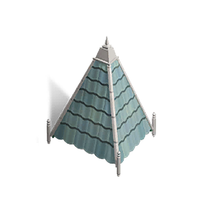 Springtime Triangular Pyramid Roof