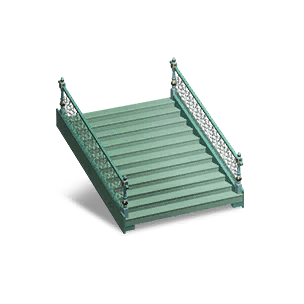 Springtime Wide Steps