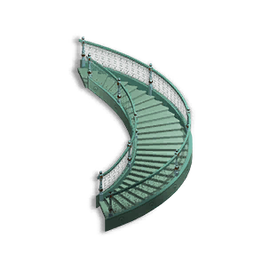 Left Springtime Spiral Staircase