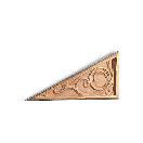 1/2 Height Densewood Left-sloping Wall