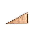 1/8 Densewood Left-sloping Wall