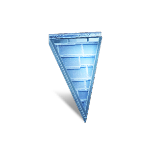 Small Glazed Inv Tri Roof