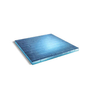 Glazed Square Ceiling