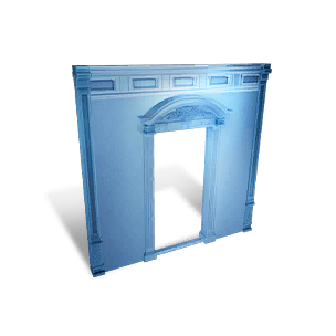 Glazed Door Frame Wall