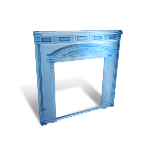 Glazed Wide Door Frame Wall