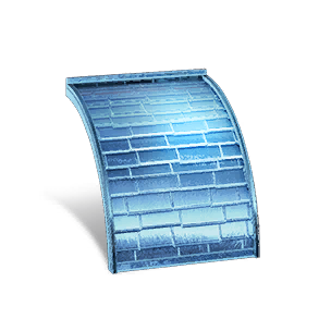 Glazed Curved Roof