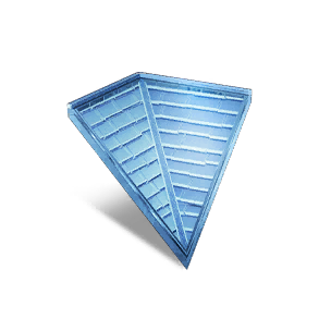 Glazed Inv Roof Corner