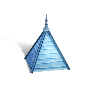 Glazed Square Pyramid Roof Ⅰ