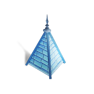 Glazed Triangular Pyramid Roof Ⅰ
