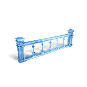 Glazed Straight Parapet