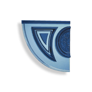 Glazed Light Inv Left Fan Wall