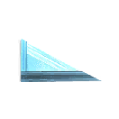 1/8 Glazed Right-sloping Wall