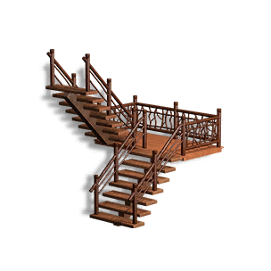 Right Florivox Half-Pace Stairs