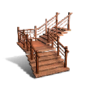 Left 1/2-Height Florivox Corner Stairs