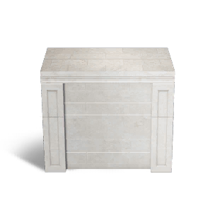 1/2 Wide Light Blue Stone Brick Foundation