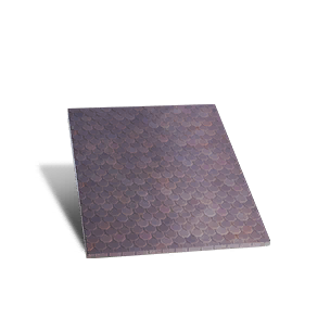 1/2 Height Beehive Tile Sloped Roof - Misty Purple