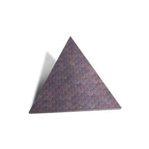 1/2 Height Beehive Tile Tri Roof - Misty Purple