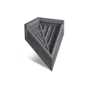 Courtyard Style Inv Roof Corner