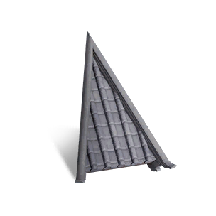 Small Courtyard Style Tri Roof