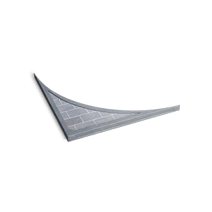 Courtyard Style Crescent Ceiling