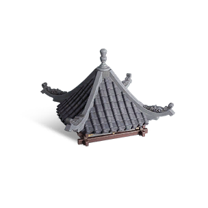 Courtyard Style Square Pyramid Roof