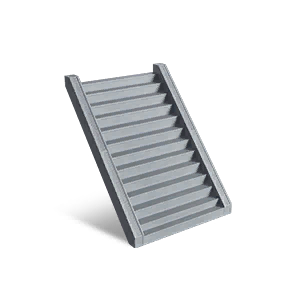 Courtyard Style Long Steps